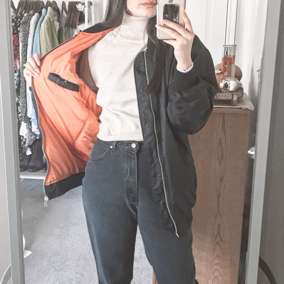 Zara Oversized Longline Heavy Bomber Jacket - Picture 5 of 8